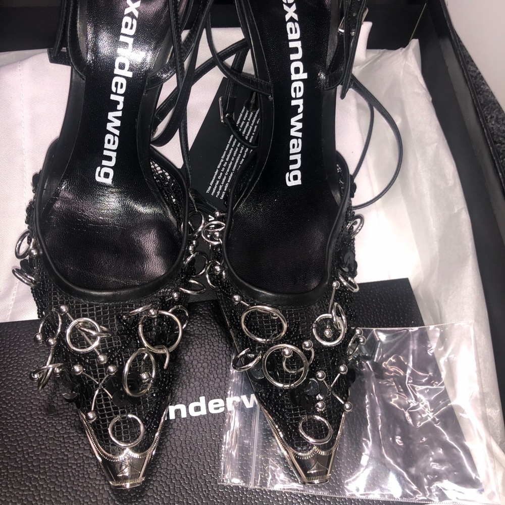❌SOLD❌ Alexander Wang Selena Mesh Heels